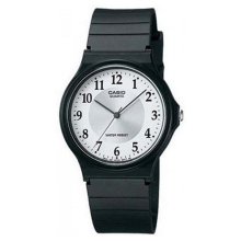Casio Analog Round White Dial Black Watch Casio Analog Round White Dial Black Watch