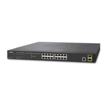 Planet IPv4/IPv6, 16-Port 10/100/1000Base-T + 2-Port 100/1000MBPS SFP L2/L4 SNMP Manageable Giga Planet IPv4/IPv6, 16-Port 10/100/1000Base-T + 2-Port 100/1000MBPS SFP L2/L4 SNMP Manageable Giga