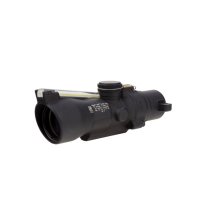 TRIJICON - 3x24 Compact ACOG Scope Low Height, Dual Illuminated Amber Horseshoe/Dot .223/55gr. B