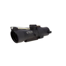 TRIJICON - 3x24 Compact ACOG Scope Low Height, Dual Illuminated Amber Crosshair