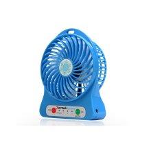 Zartek Breez Rechargeable Mini Fan - Blue