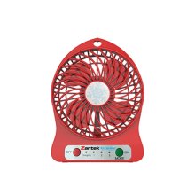 Zartek Breez Rechargeable Mini Fan - Red